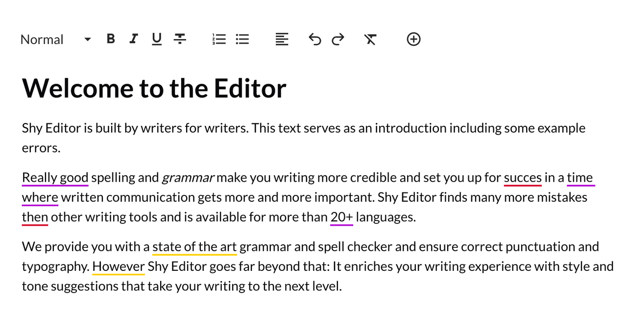 intelligent grammar checker