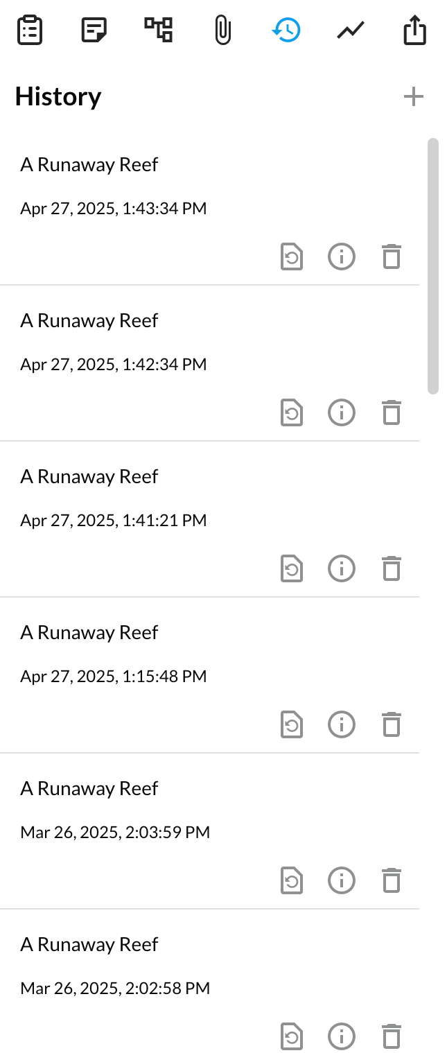 full history view