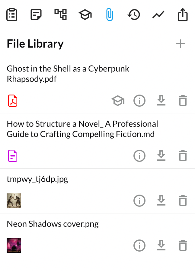 full library view